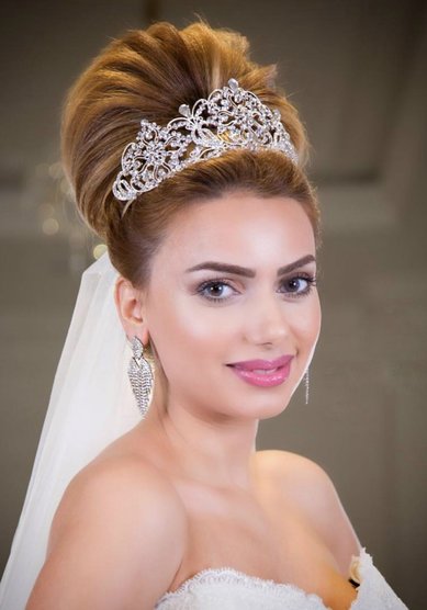 Прическа на свадьбу В19992 - Студия Светланы Крауз