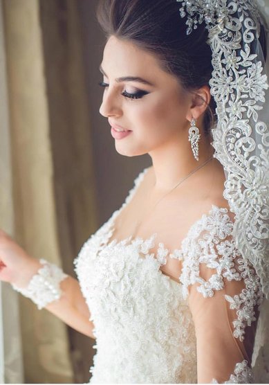 Прическа на свадьбу В20000 - Студия Светланы Крауз