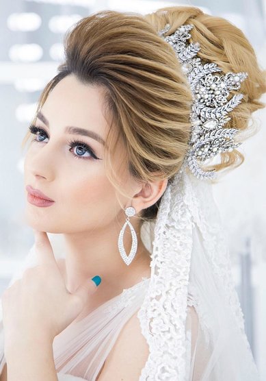 Прическа на свадьбу В20002 - Студия Светланы Крауз