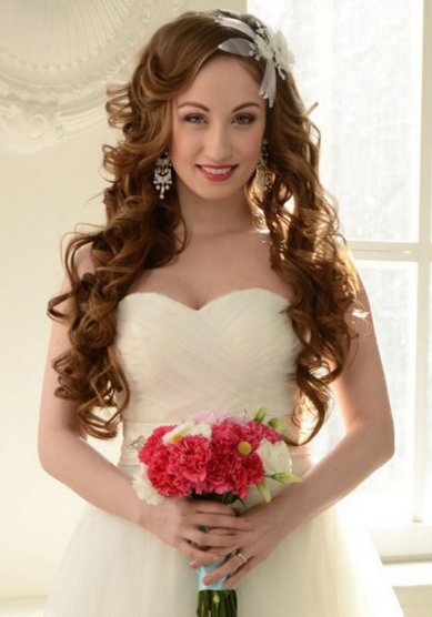 Прическа на свадьбу Л20062 - Стилист-визажист Лиза Золотая