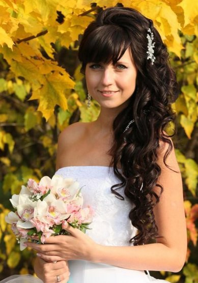 Свадебная прическа Л20063 - Стилист-визажист Лиза Золотая