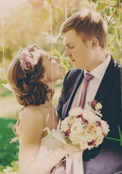 Свадебная прическа Л20065 - Стилист-визажист Лиза Золотая