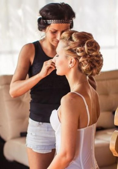 Свадебная прическа Лиза (Л20091) - Стилист-визажист Лиза Золотая