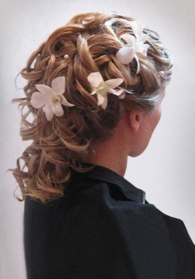 Прическа на свадьбу Орхидейное плетение (Л20092) - Стилист-визажист Лиза Золотая