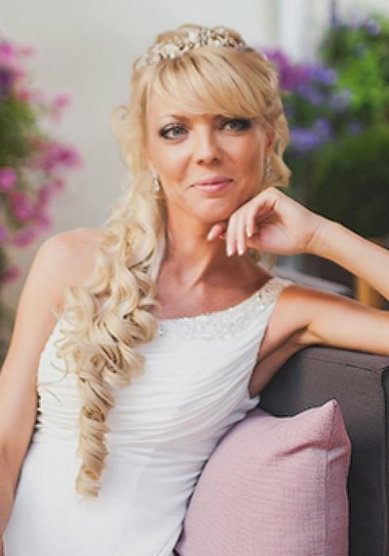 Свадебная прическа Л20097 - Стилист-визажист Лиза Золотая