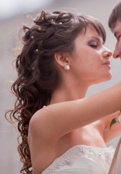 Прическа на свадьбу Л20098 - Стилист-визажист Лиза Золотая