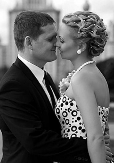 Прическа на свадьбу Л20100 - Стилист-визажист Лиза Золотая