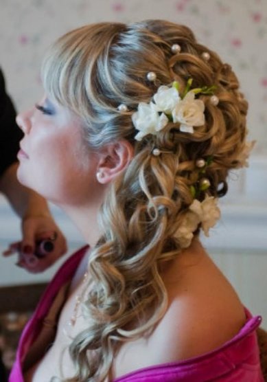 Прическа на свадьбу Л20102 - Стилист-визажист Лиза Золотая