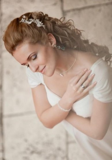 Свадебная прическа Л20105 - Стилист-визажист Лиза Золотая