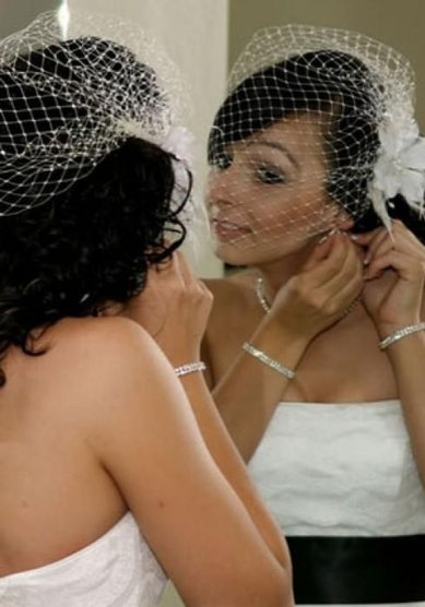 Свадебная прическа Л20107 - Стилист-визажист Лиза Золотая