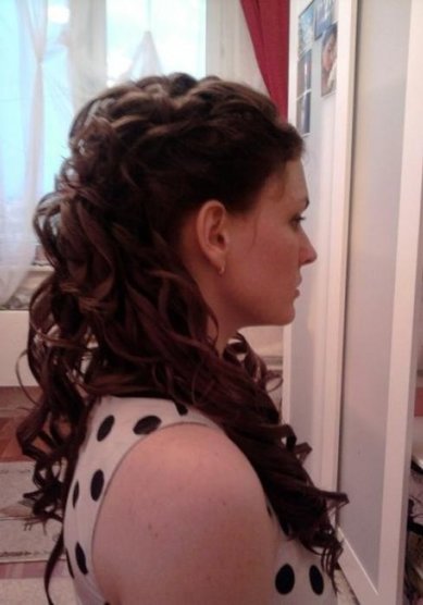 Свадебная прическа Грация (Л20113) - Стилист-визажист Лиза Золотая