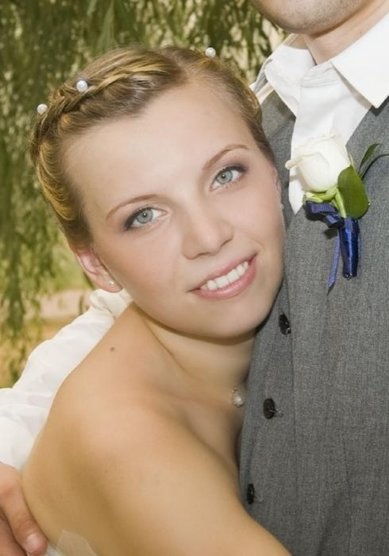 Свадебная прическа Нежный поцелуй (Л20123) - Стилист-визажист Лиза Золотая