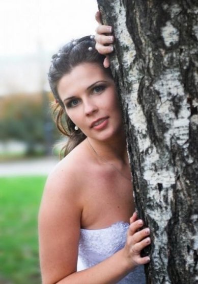 Свадебная прическа Давай послушаем пение птиц (Л20129) - Стилист-визажист Лиза Золотая...