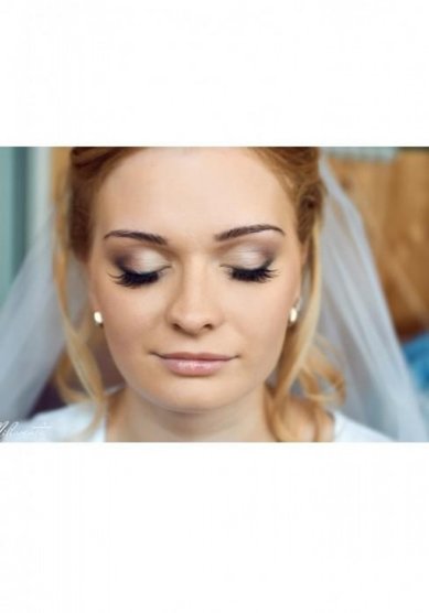 Свадебный образ Макияж с пучковым наращиванием (Л20151) - Стилист-визажист Лиза Золотая...