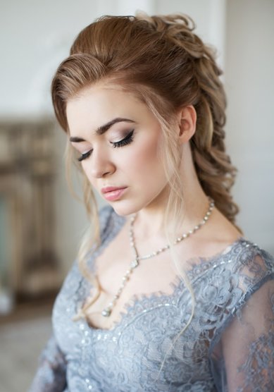 Образ невесты Классический свадебный макияж (М20396) - Стилист-визажист Москвичка