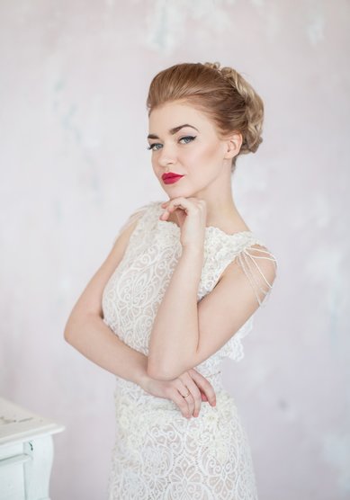 Свадебный образ Свадебный макияж со стрелкой (М20397) - Стилист-визажист Москвичка