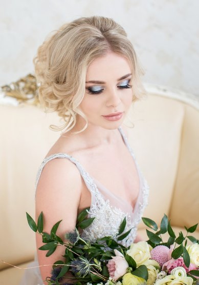 Свадебный образ Бирюзовый макияж (М20403) - Стилист-визажист Москвичка