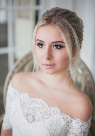 Свадебный образ Сияющий макияж (М20407) - Стилист-визажист Москвичка