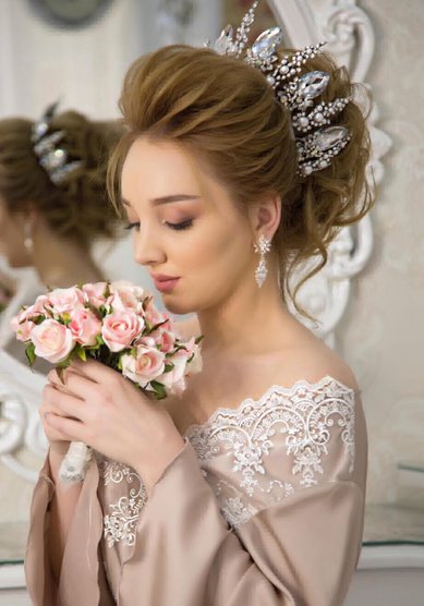 Свадебная прическа В20421 - Студия Светланы Крауз