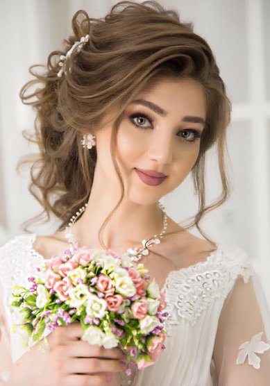 Прическа на свадьбу В20424 - Студия Светланы Крауз