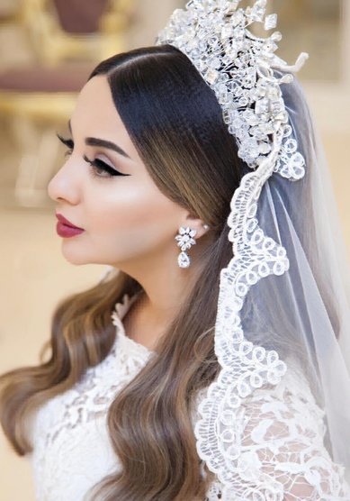 Прическа на свадьбу В20430 - Студия Светланы Крауз