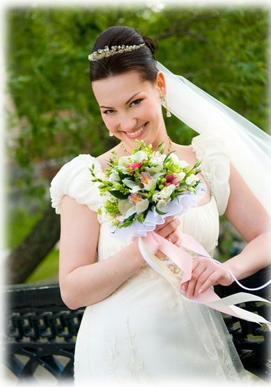 Свадебная прическа О20463 - Стилист, художник-визажист Ольга и Виктория