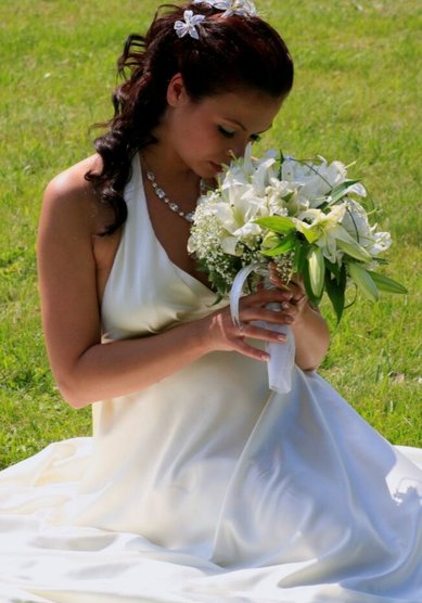 Прическа на свадьбу О20480 - Стилист, художник-визажист Ольга и Виктория