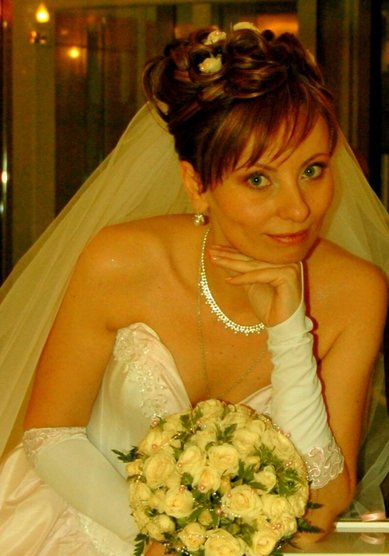 Свадебная прическа О20493 - Стилист, художник-визажист Ольга и Виктория