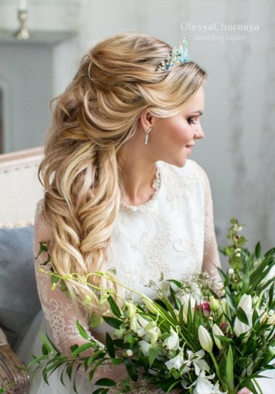 Свадебная прическа Греческая богиня (С20731) - Стилист-визажист Олеся Чорная