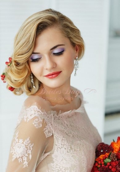 Свадебная прическа B20735 - Стилист-визажист BridesDay