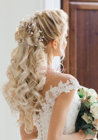 Прическа на свадьбу B20736 - Стилист-визажист BridesDay