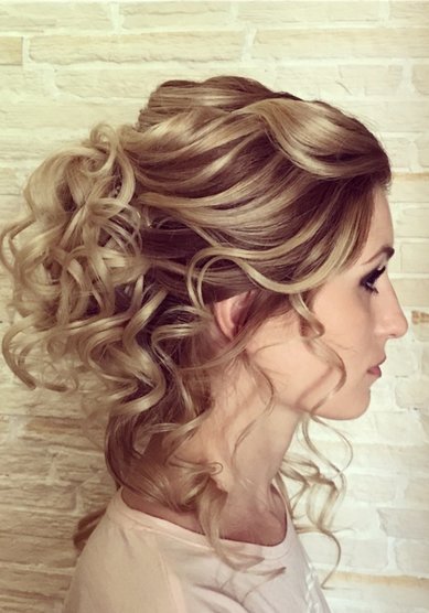 Свадебная прическа С20777 - Стилист-визажист Евгения Григорьева