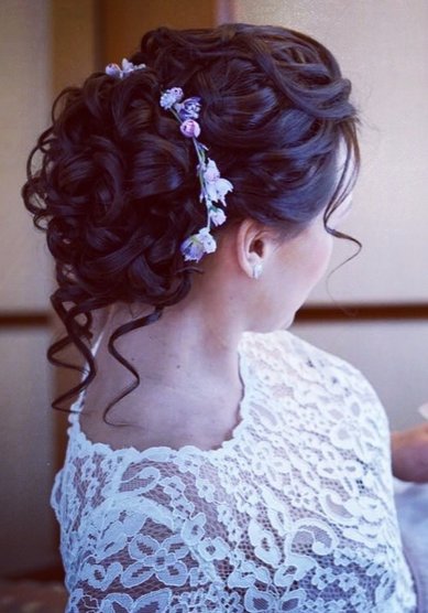 Прическа на свадьбу С20778 - Стилист-визажист Евгения Григорьева