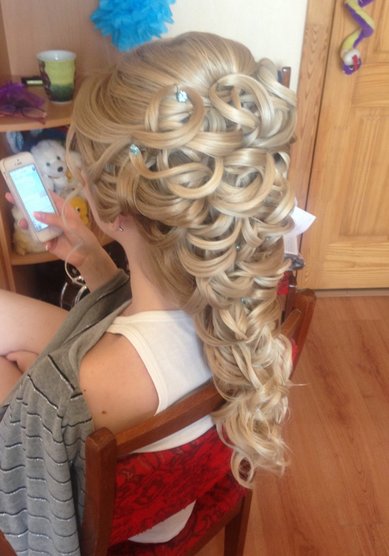 Прическа на свадьбу С20784 - Стилист-визажист Евгения Григорьева