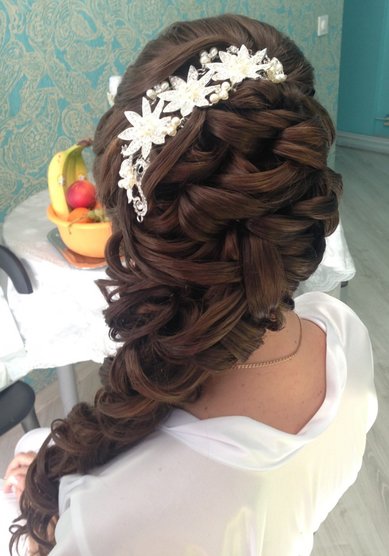 Свадебная прическа С20787 - Стилист-визажист Евгения Григорьева