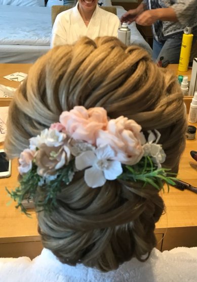 Прическа на свадьбу С21342 - Стилист-визажист Евгения Григорьева