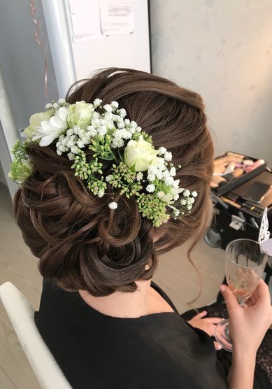 Свадебная прическа С21343 - Стилист-визажист Евгения Григорьева