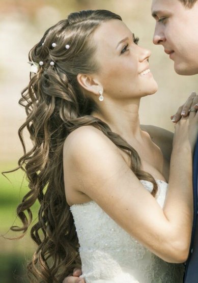 Свадебная прическа С21347 - Стилист-визажист Евгения Григорьева