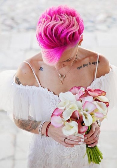 Прическа на свадьбу С21350 - Стилист-визажист Евгения Григорьева