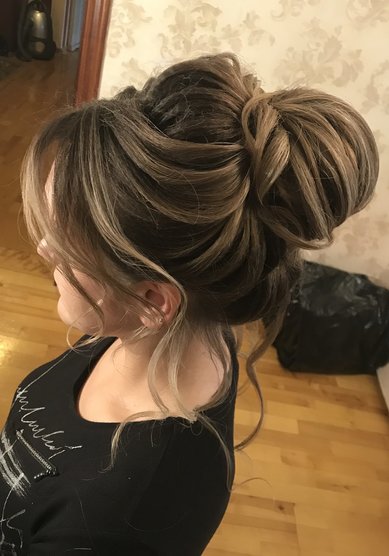 Прическа на свадьбу С21356 - Стилист-визажист Евгения Григорьева