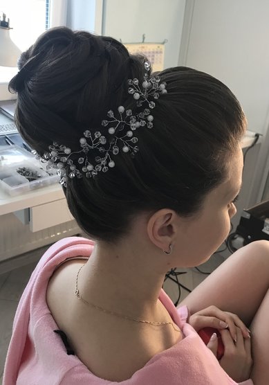 Свадебная прическа С21359 - Стилист-визажист Евгения Григорьева