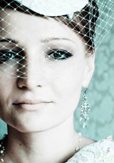 Прическа на свадьбу Шляпка с вуалью (С3142) - Стилист Анастасия Полякова