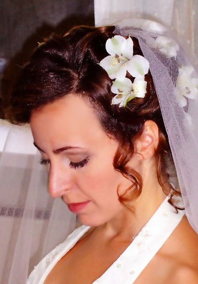 Прическа на свадьбу Готова... (С3200) - Стилист-визажист Ирина Вершинина