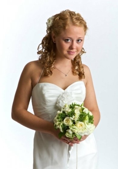 Свадебная прическа Ангелок (С3355) - Стилист-визажист Виктория Корсакова