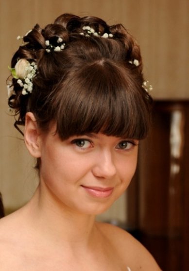 Свадебная прическа Совсем еще дитя (С3361) - Стилист-визажист Виктория Корсакова