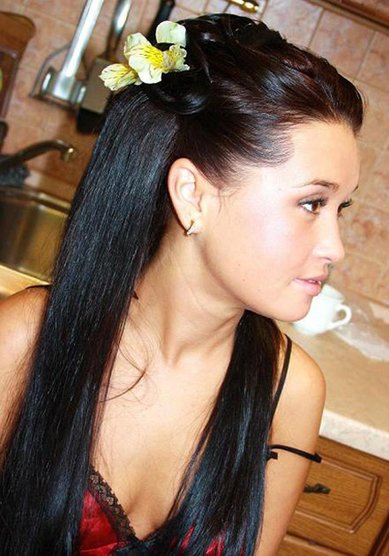 Прическа на свадьбу Нимфа (С3380) - Стилист-визажист Евгения Григорьева