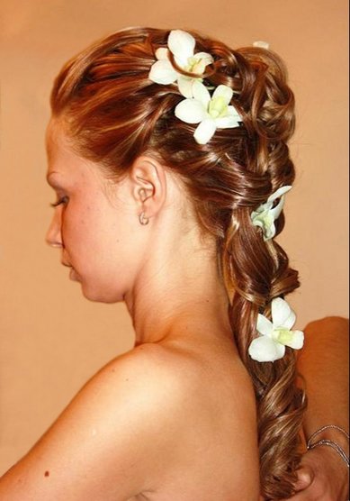 Прическа на свадьбу Наедине с тенью (С3382) - Стилист-визажист Евгения Григорьева