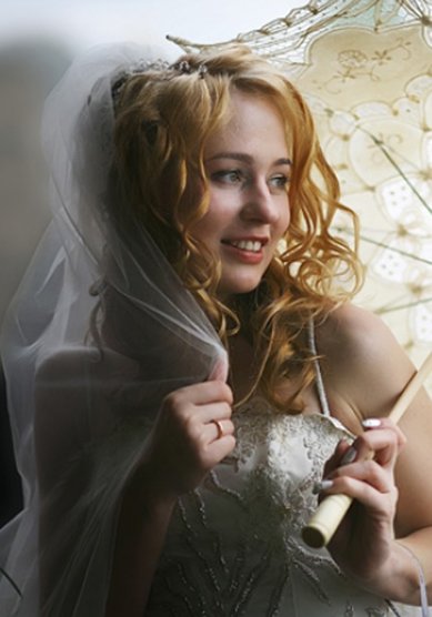 Свадебная прическа V4599 - Стилист Елена Левицкая