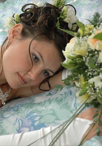 Прическа на свадьбу С6730 - Стилист Юлия Кузьмина