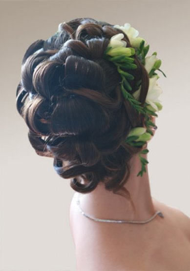 Свадебная прическа V6947 - Стилист Елена Левицкая